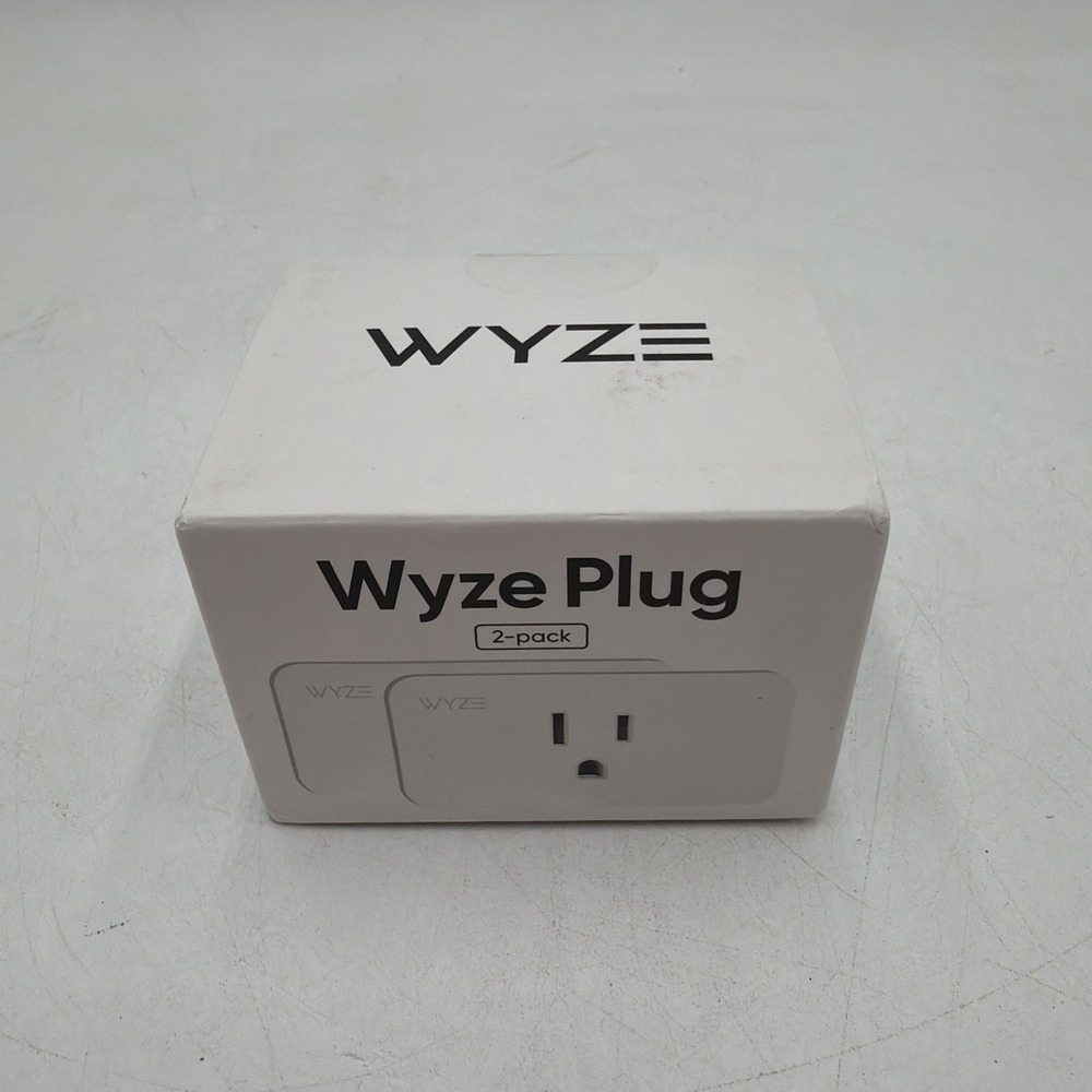 Wyze Plug 2-Pack Smart Home Wi-Fi Outlet Works with Alexa & Google WLPP1CFH